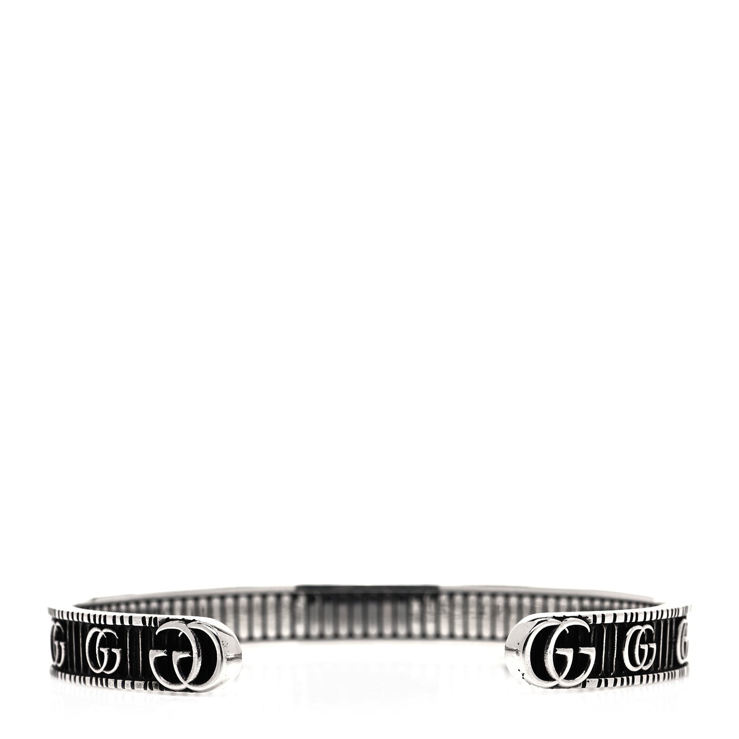 Sterling Silver Double G Marmont Cuff Bracelet