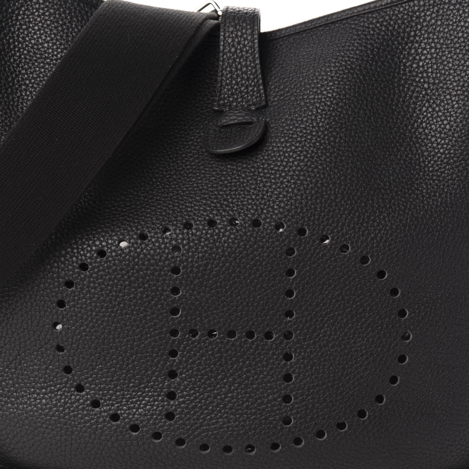 Hermes Taurillon Clemence Evelyne III GM Black 9 of 10