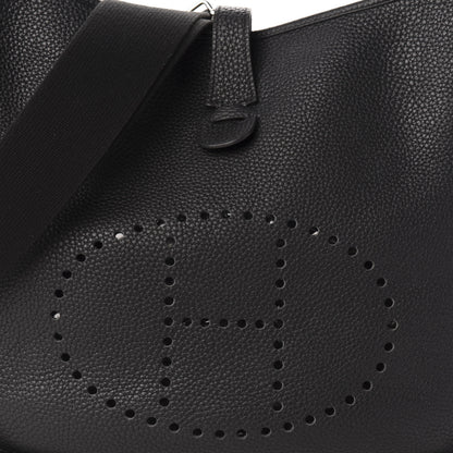 Hermes Taurillon Clemence Evelyne III GM Black 9 of 10