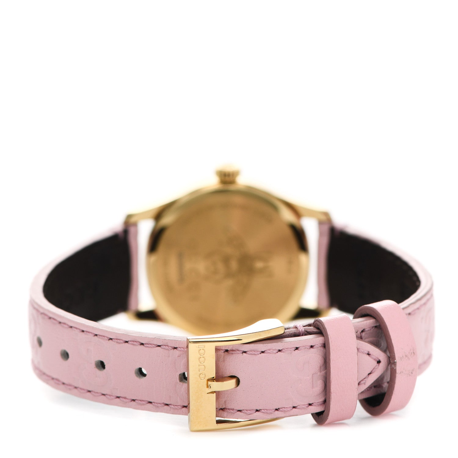 Gucci Stainless Steel Calfskin 27mm G-Timeless Quartz Watch Pink 3 of 5