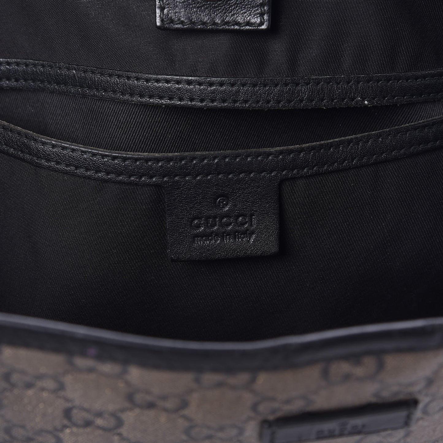 Lurex Monogram Medium Joy Tote Black