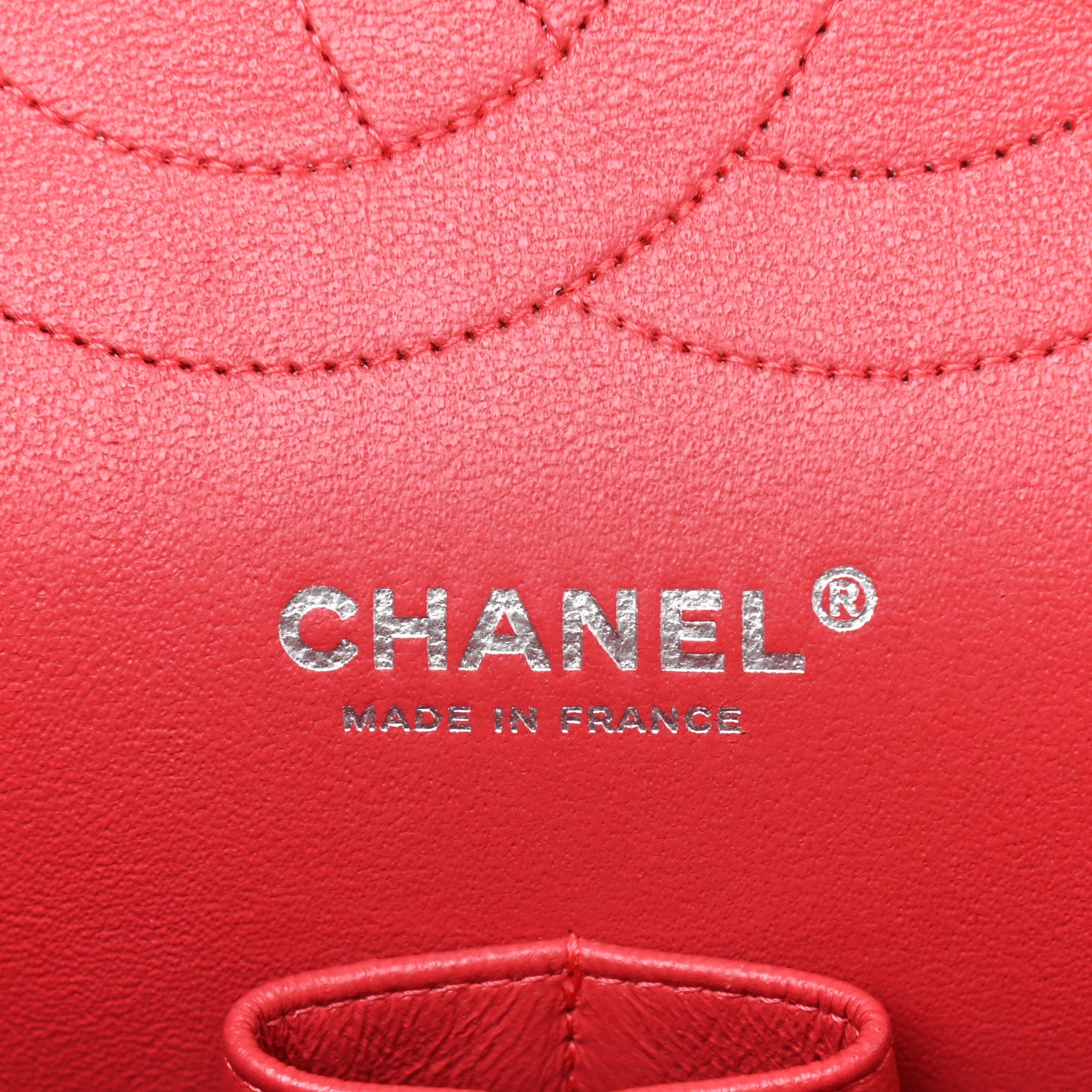 Chanel Iridescent Caviar Quilted Jumbo Double Flap Red 6 of 17