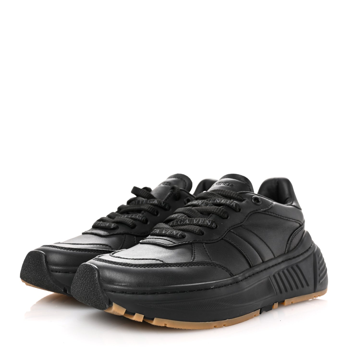 Calfskin Womens The Speedster Sneakers 36 Black