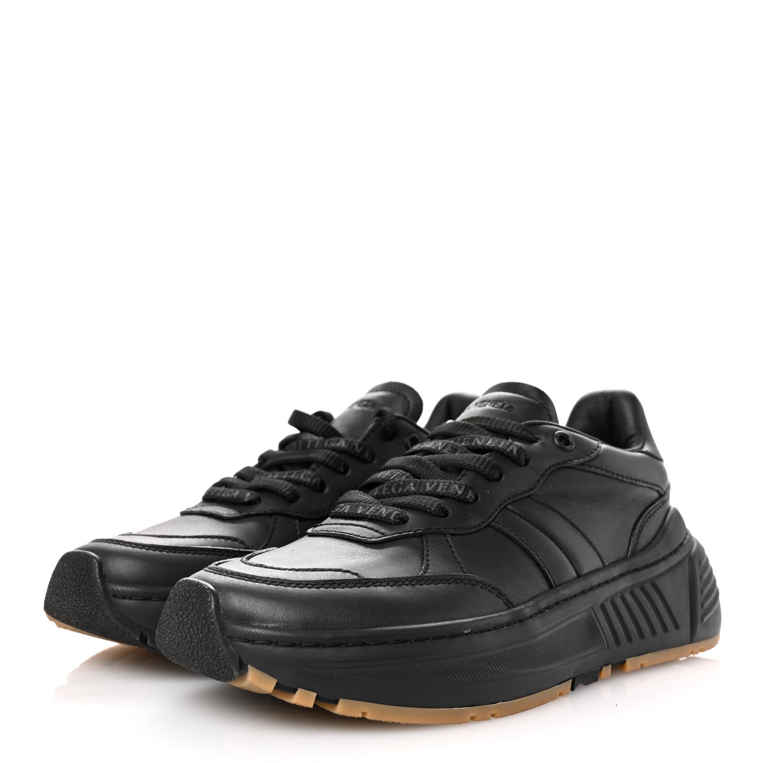 Bottega Veneta Calfskin Womens The Speedster Sneakers 36 Black 3 of 9