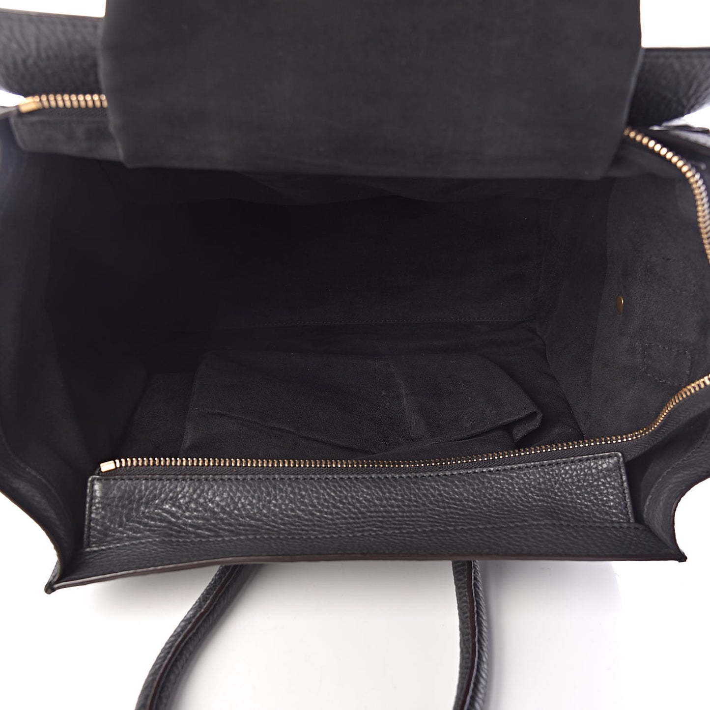 Drummed Calfskin Mini Luggage Anthracite