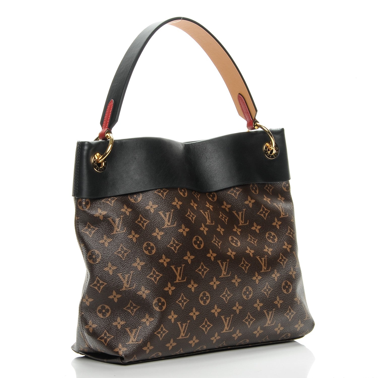 Louis Vuitton Monogram Tuileries Hobo Black 3 of 7