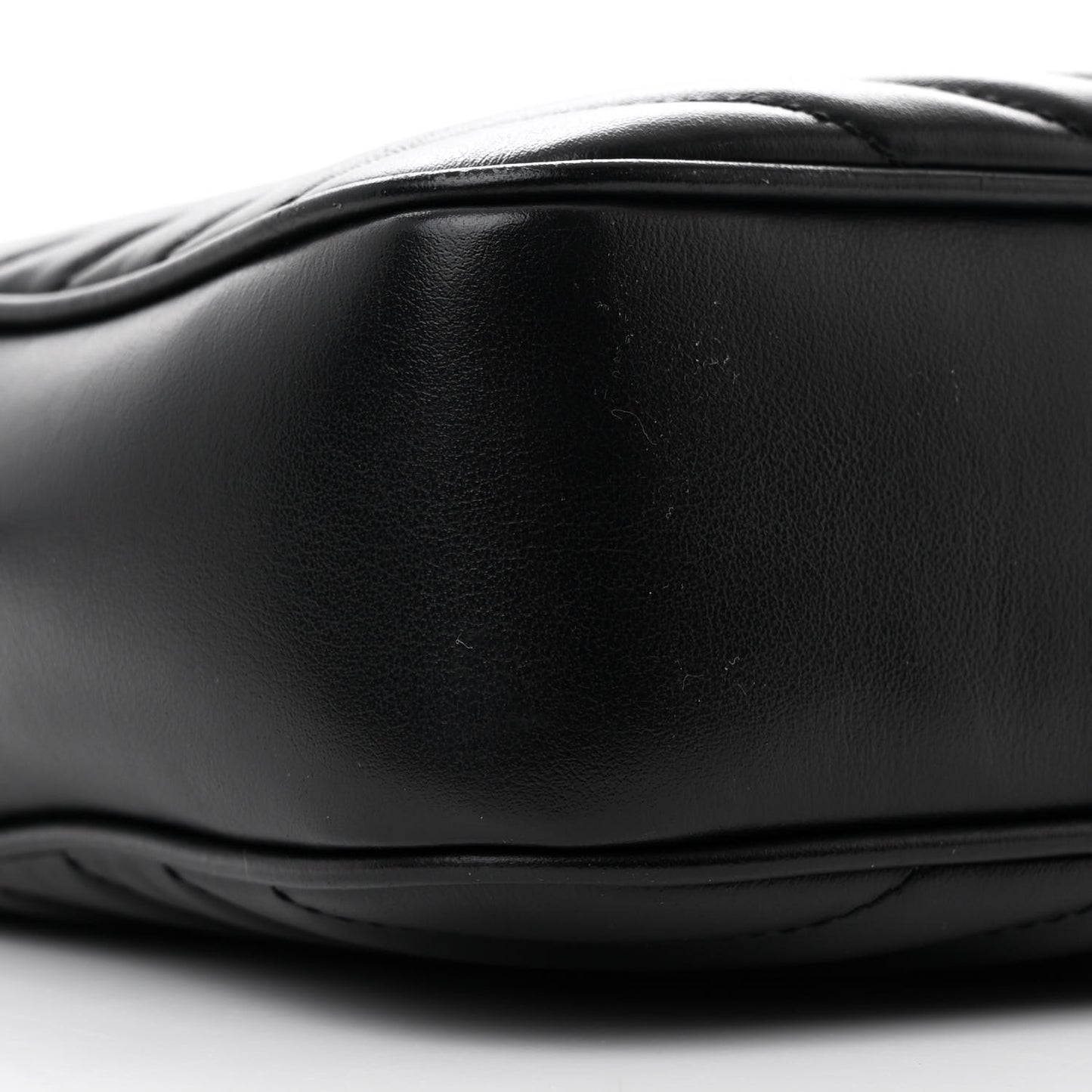 Calfskin Matelasse Monogram Monochrome Lou Camera Bag Black