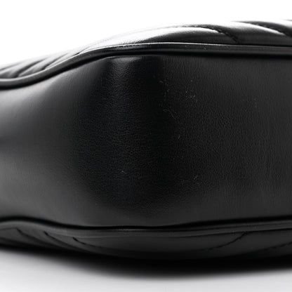 Saint Laurent Calfskin Matelasse Monogram Monochrome Lou Camera Bag Black 9 of 11