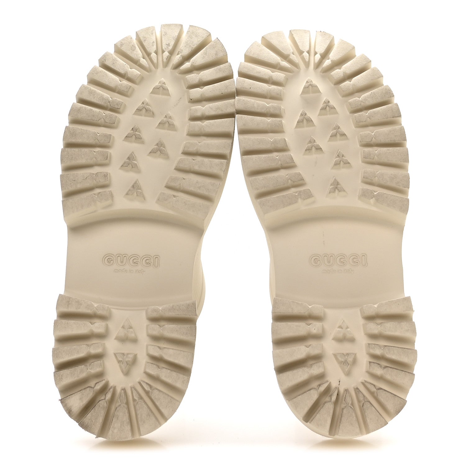 Gucci Rubber Monogram GG Go Through Platform Slide Clogs 41 Mystic White 6 of 8