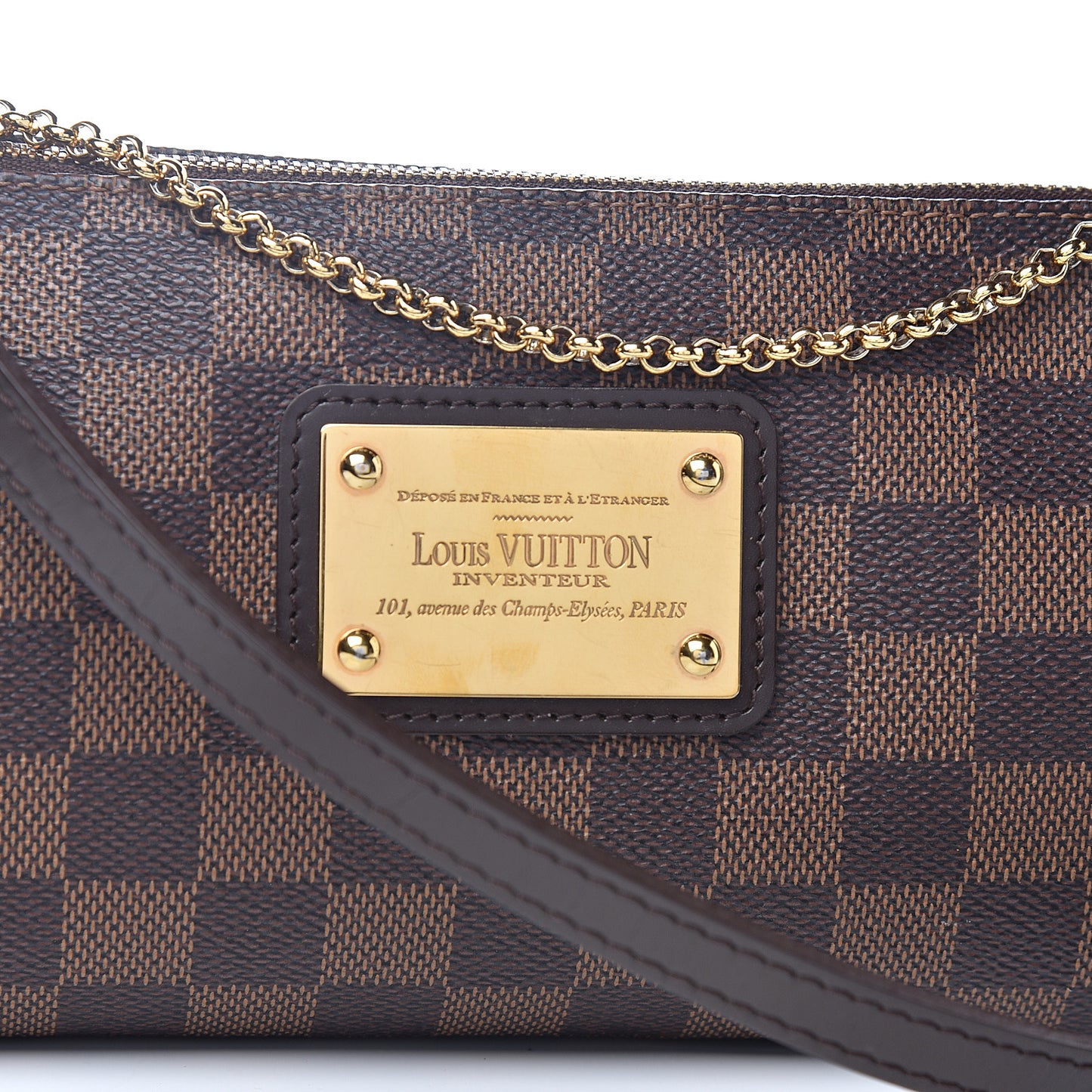 Damier Ebene Eva Clutch
