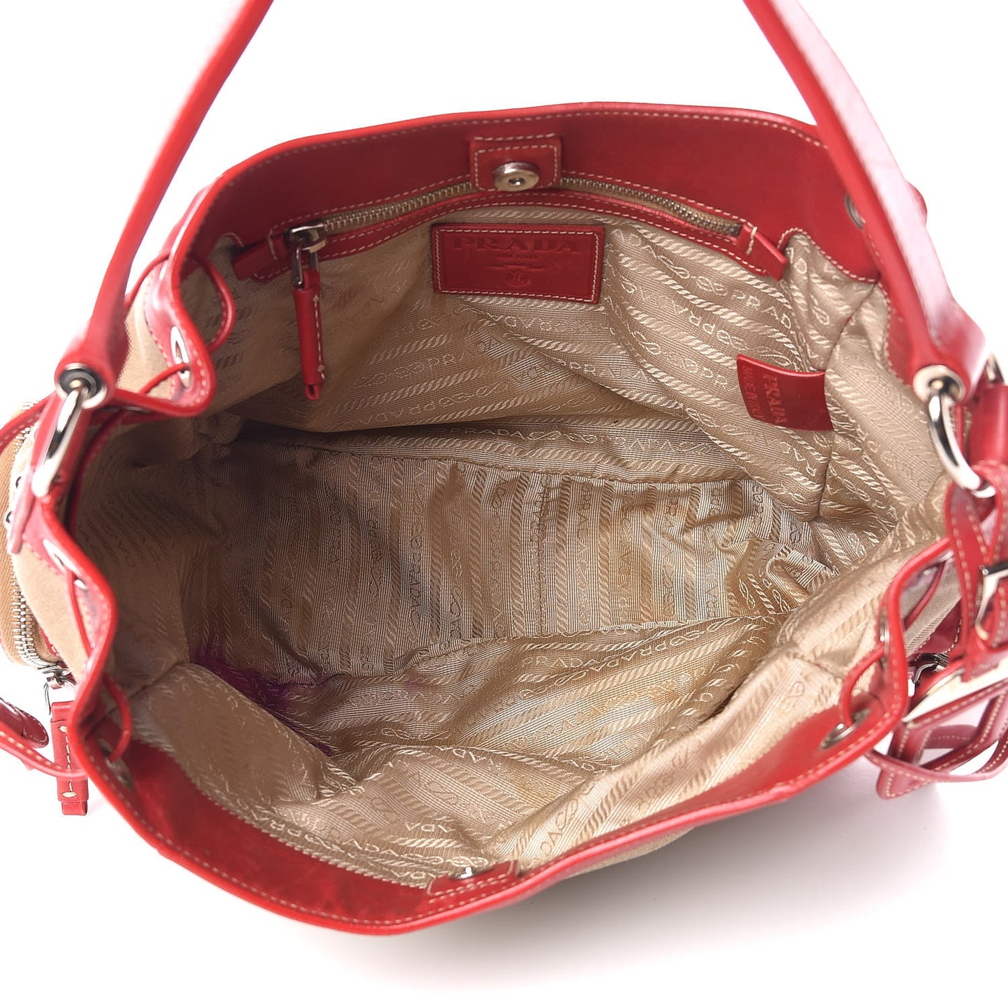 Canvas Shoulder Bag Bag Red