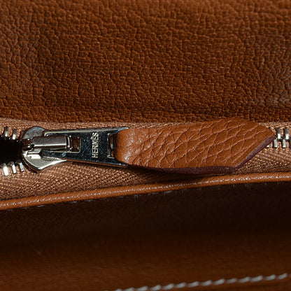 Hermes Taurillon Clemence Jypsiere 28 Gold 17 of 22