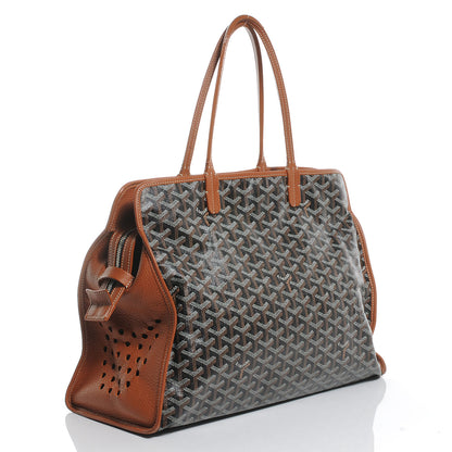 Goyard Goyardine Sac Hardy Pet Carrier PM Black Gold 3 of 7