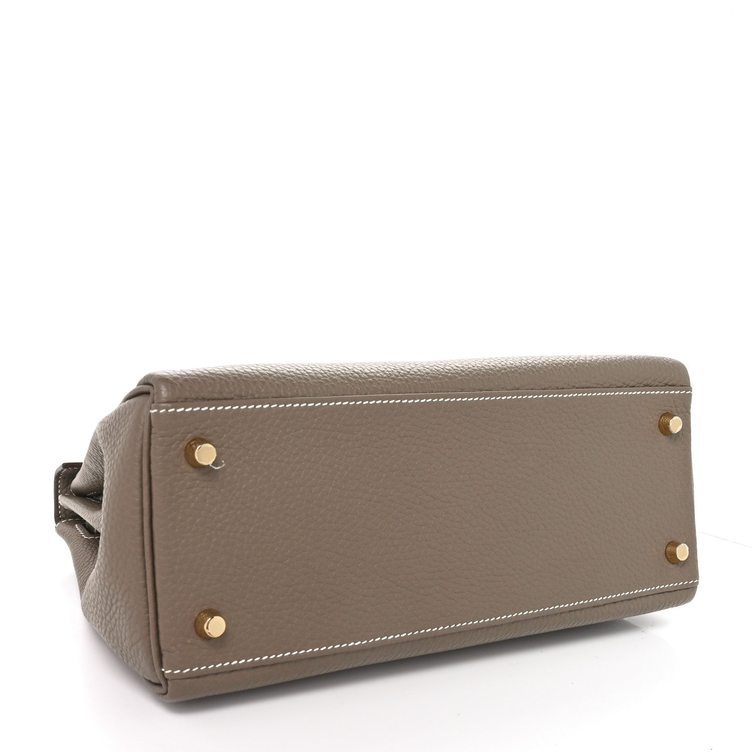 Hermes Taurillon Clemence Kelly Retourne 28 Etoupe 4 of 11