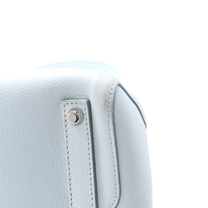 Christian Dior Supple Grained Calfskin Large Open Bar Tote Light Blue 11 of 13