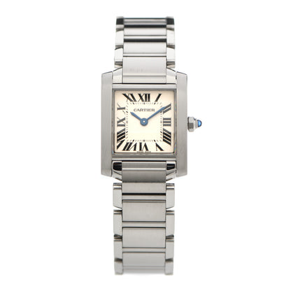 Cartier Stainless Steel 20mm Tank Francaise Quartz Watch 1 of 5