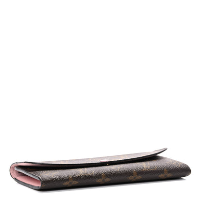 Louis Vuitton Monogram Emilie Wallet Rose Ballerine 4 of 11