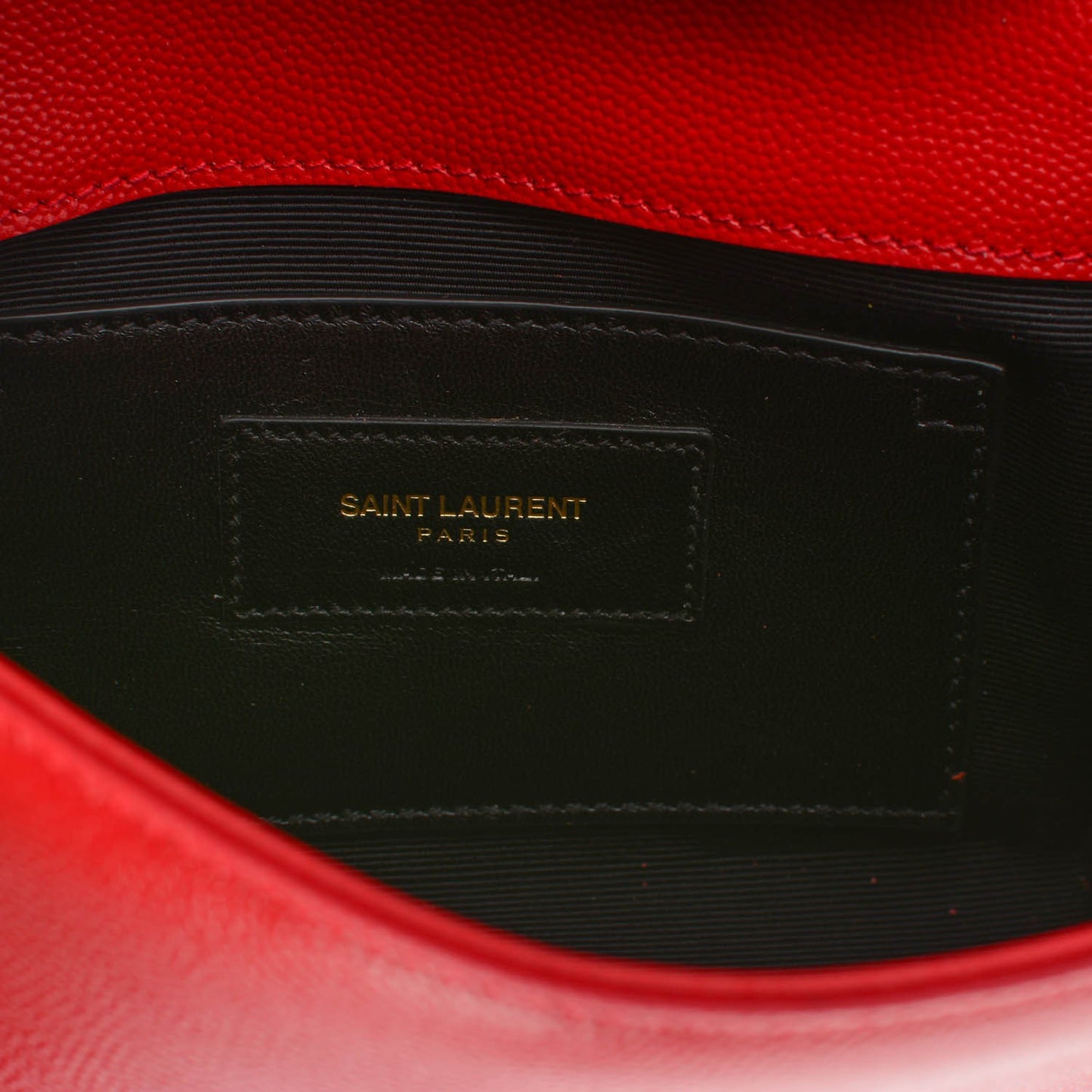 Grain De Poudre Small Classic Monogram Satchel Vermillion