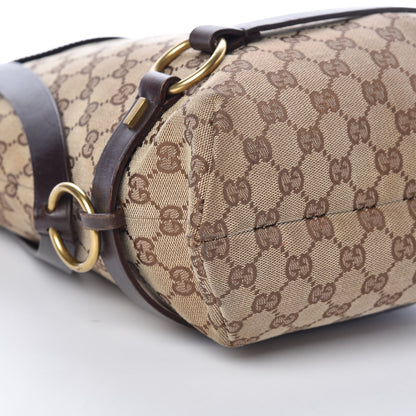 Gucci Monogram Calfskin Tote Dark Brown 16 of 19