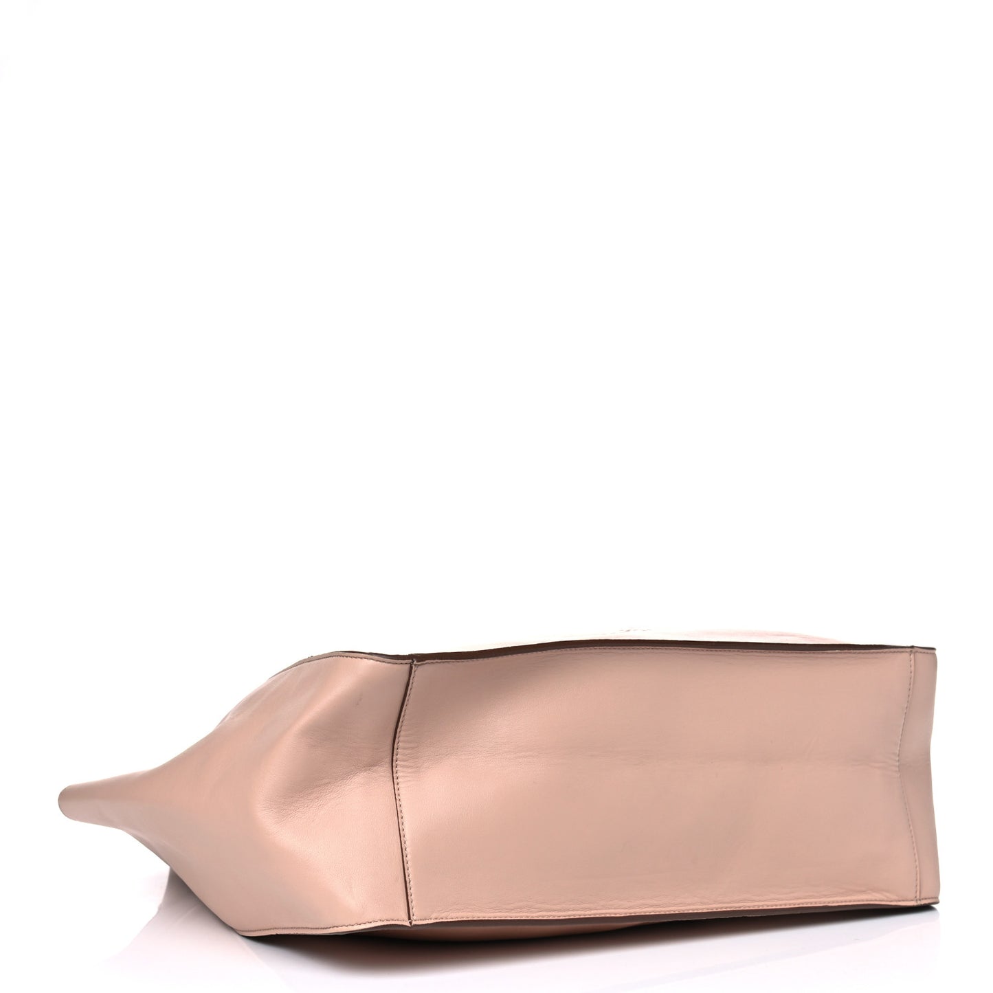 Eco Alter Nappa East West Perforated Tote Beige