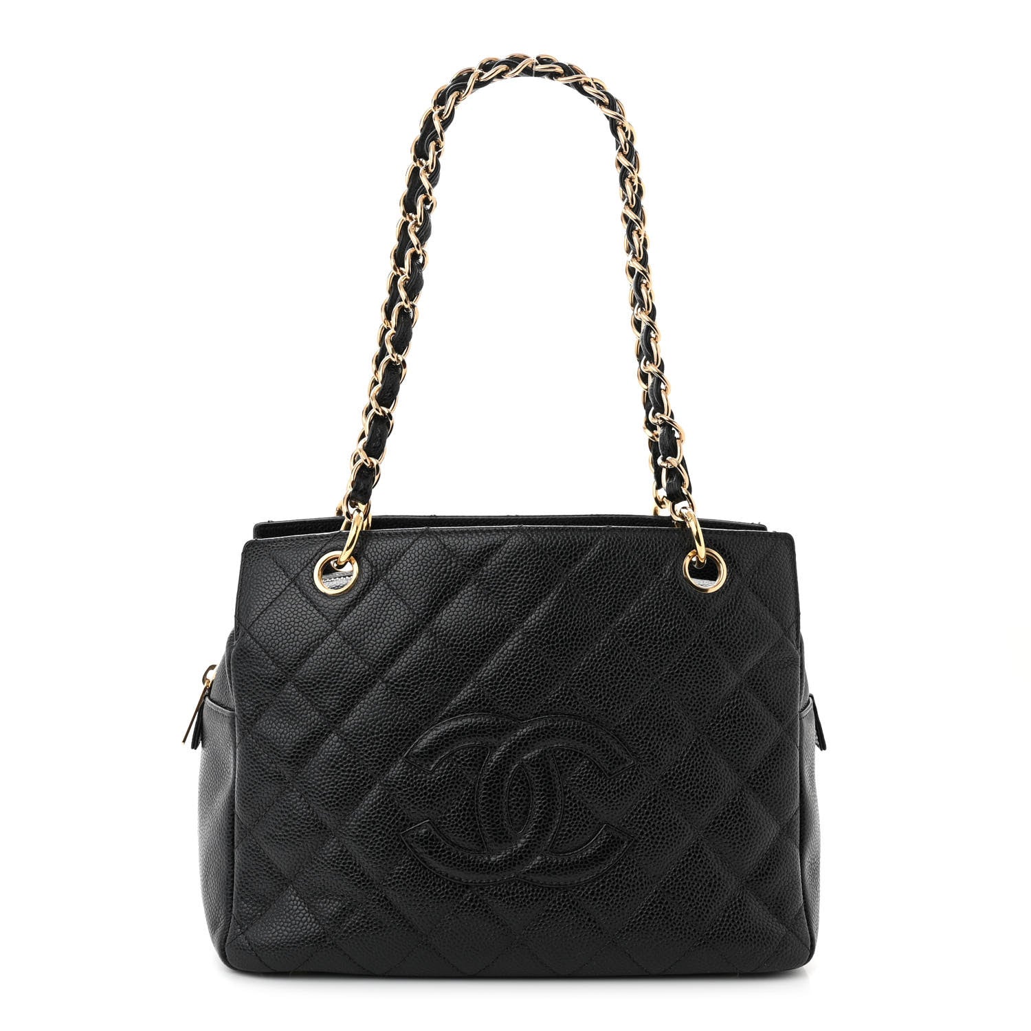 Chanel Caviar Quilted Petit Timeless Tote PTT Black 1 of 10