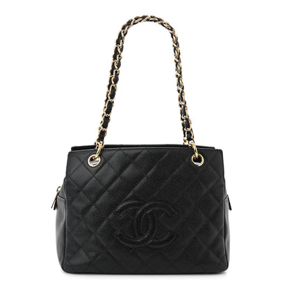 Chanel Caviar Quilted Petit Timeless Tote PTT Black 1 of 10