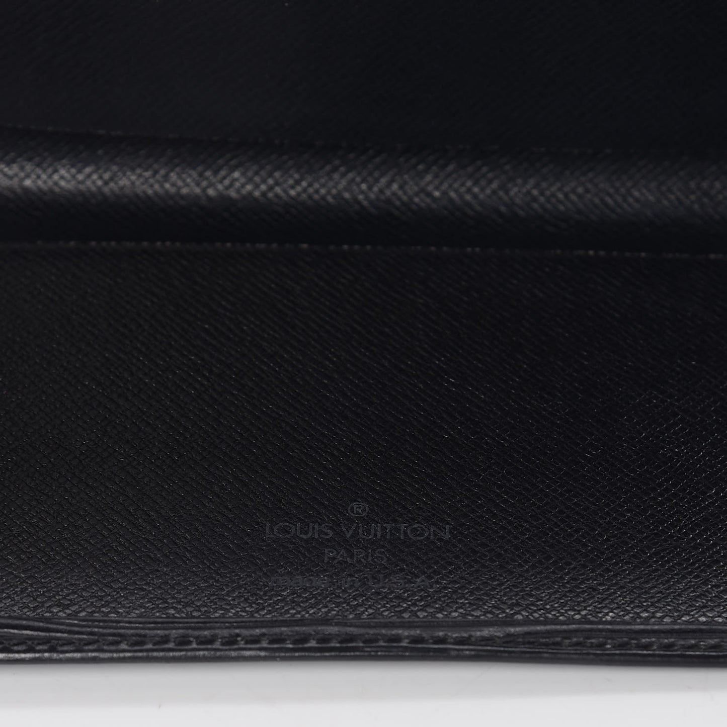 Epi Simple Checkbook Cover Black
