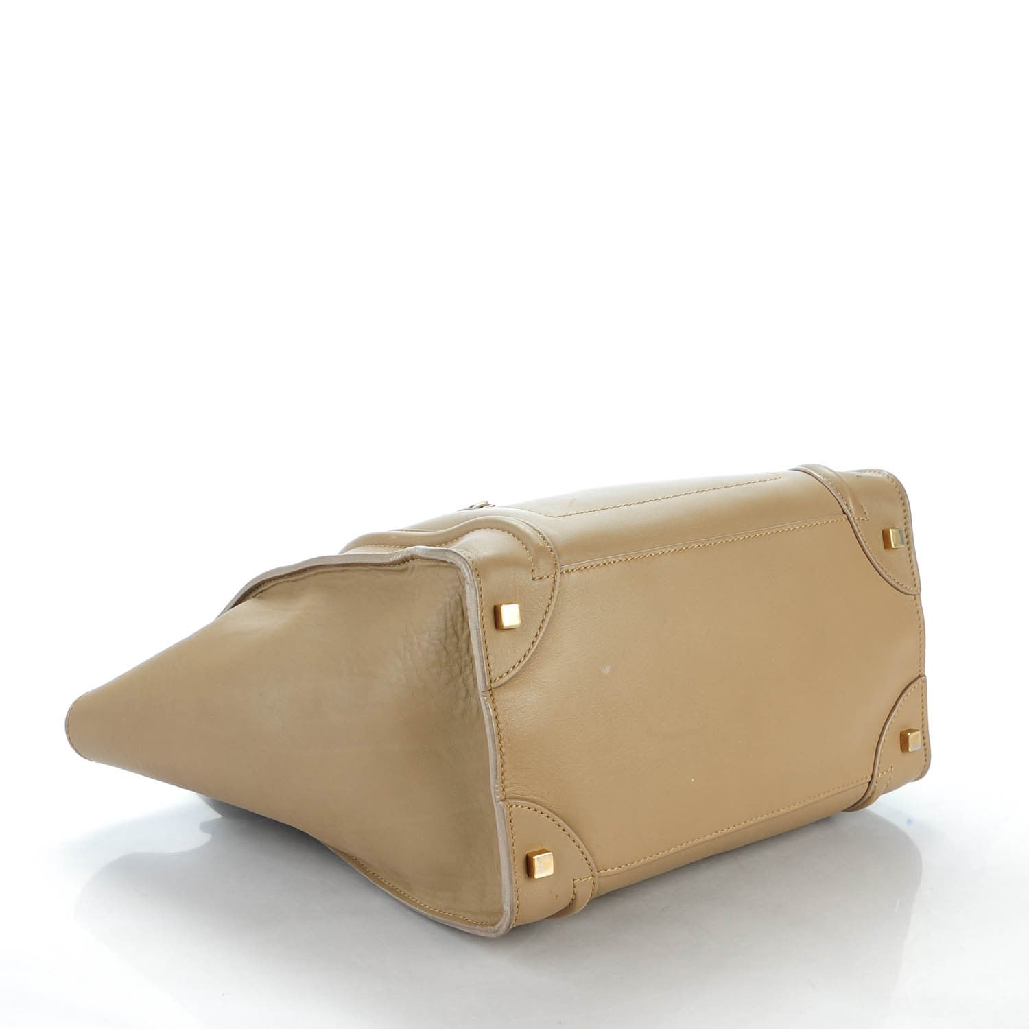 Celine Smooth Calfskin Mini Luggage Camel 4 of 8