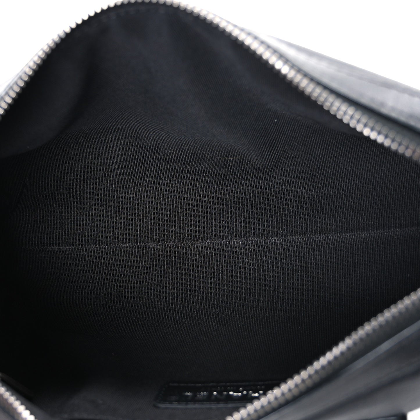 Calfskin Chain 20s Signature Bowling Bag Black