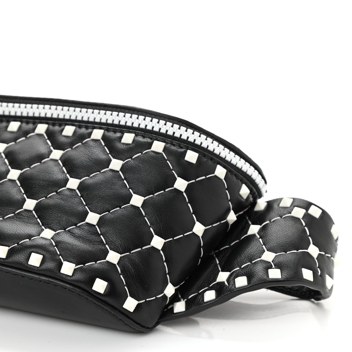 Nappa Free Rockstud Spike Belt Bag Black