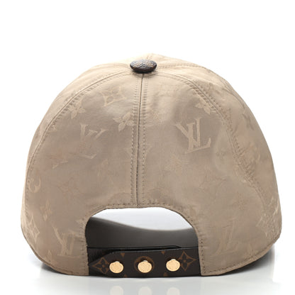 Louis Vuitton Monogram Polyester Silk LV Get Ready Cap M Beige 4 of 6