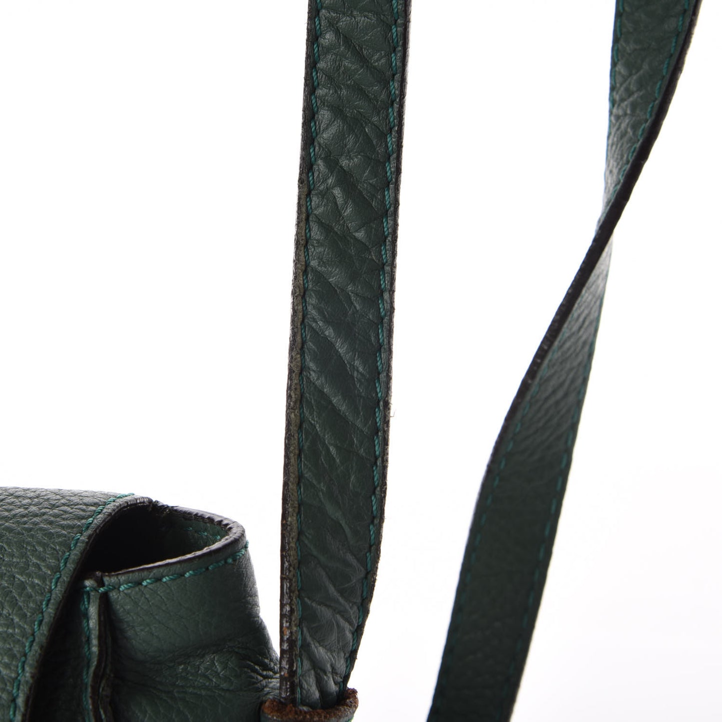 Calfskin Mini Marcie Round Crossbody Bag Eucalyptus
