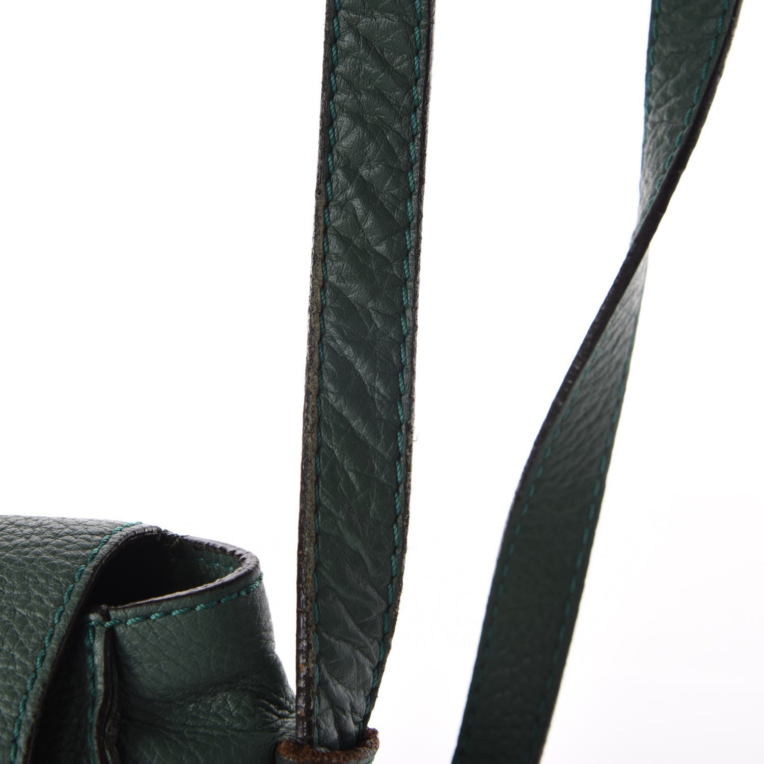Chloe Calfskin Mini Marcie Round Crossbody Bag Eucalyptus 9 of 9