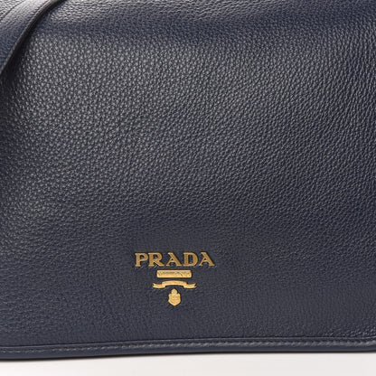 Prada Vitello Phenix Crossbody Bag Baltico 9 of 11