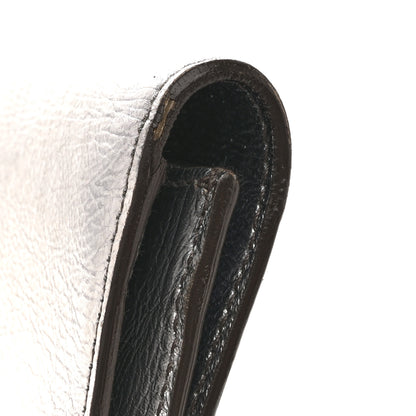 Saint Laurent Metallic Calfskin Large Belle De Jour Clutch Dark Silver 8 of 10
