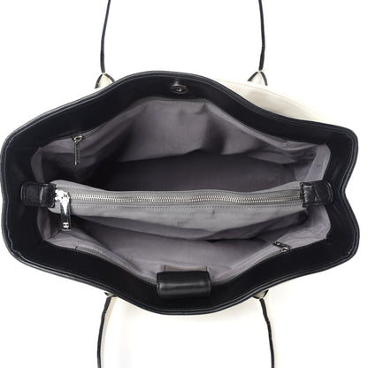 Chanel Lambskin Executive Cerf Shopper Tote White 5 of 11