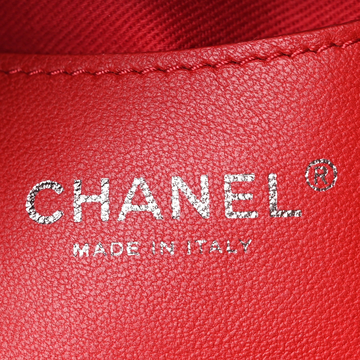 Chanel Patent Quilted Large Just Mademoiselle Bowling Bag Red 10 of 19
