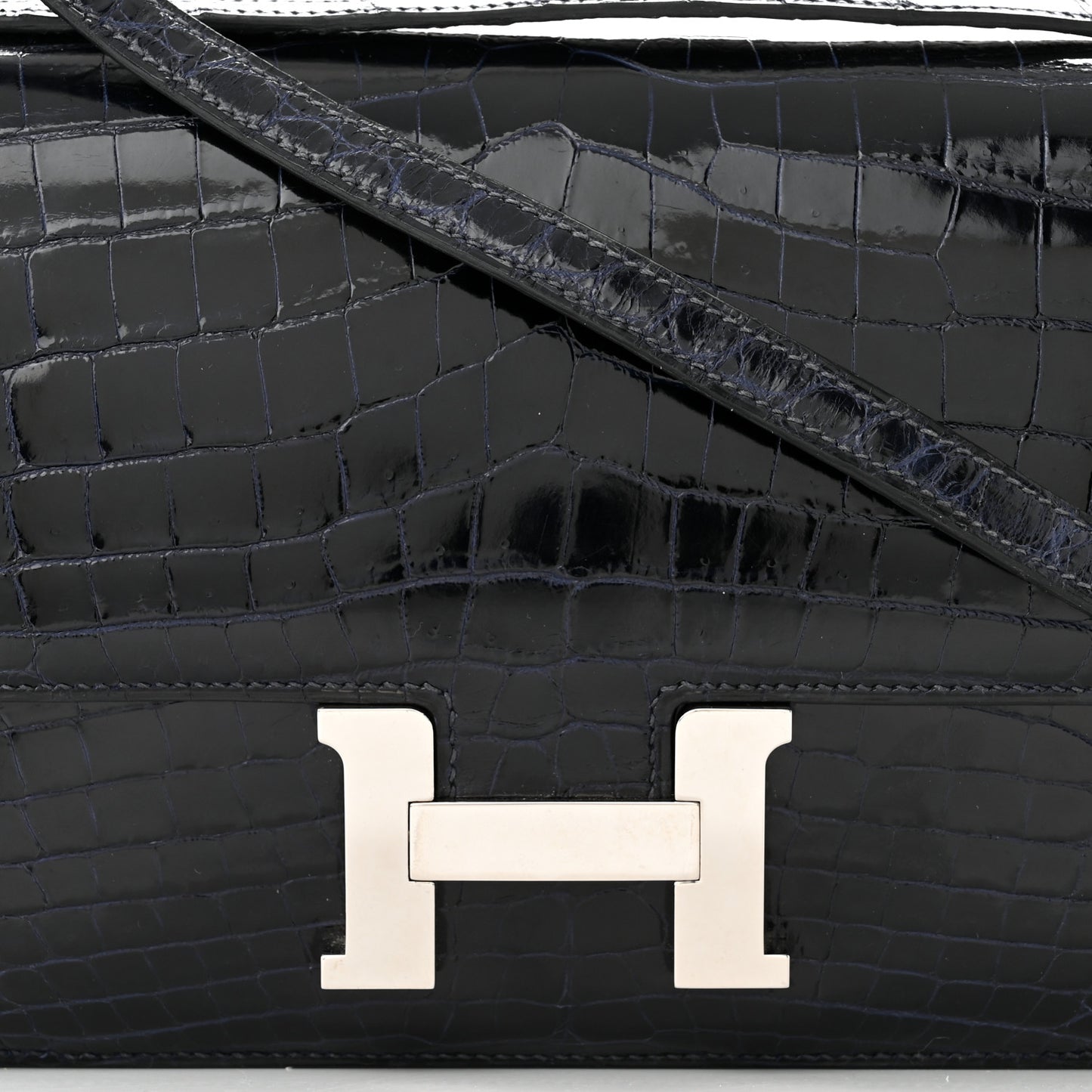 Shiny Niloticus Crocodile Constance 1-Elan Bleu Abysse