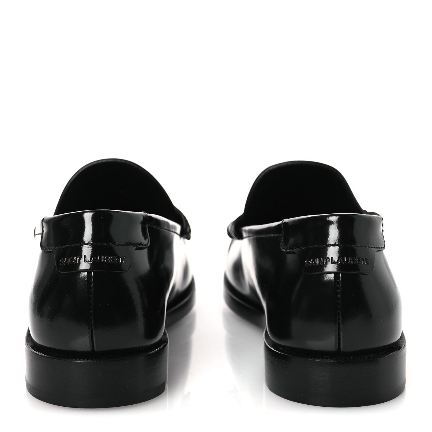 Saint Laurent Magnum Lux Calfskin Le Loafer 15 Moccasins 38 Black 6 of 11