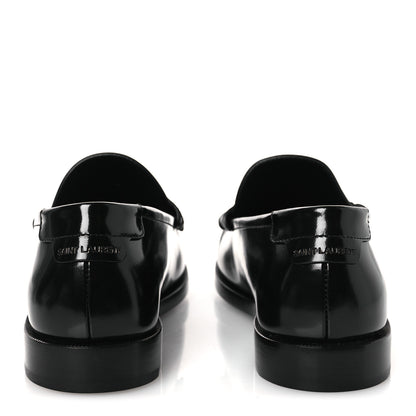 Saint Laurent Magnum Lux Calfskin Le Loafer 15 Moccasins 38 Black 6 of 11