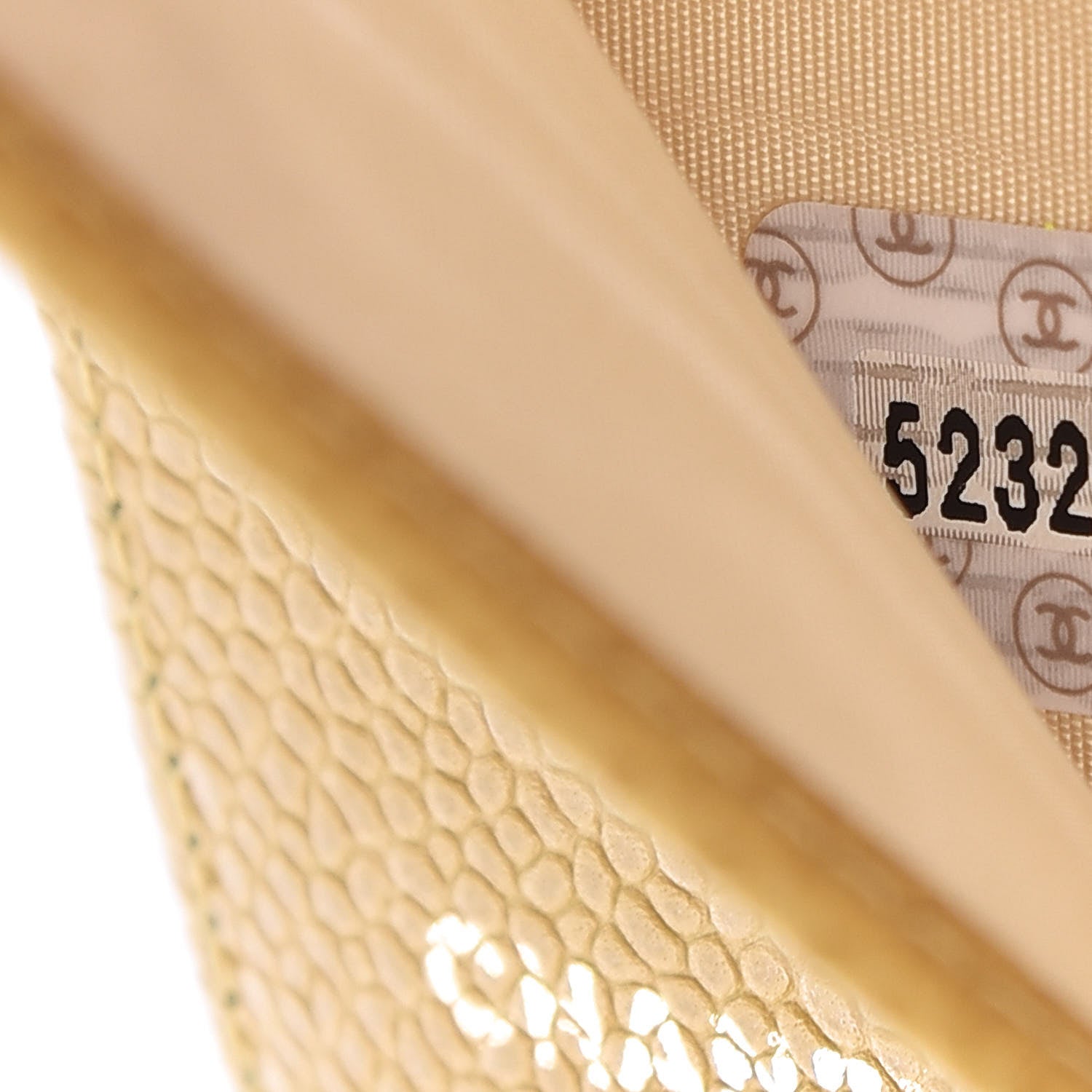 Chanel Caviar Timeless CC Ring Agenda Planner Yellow 8 of 8