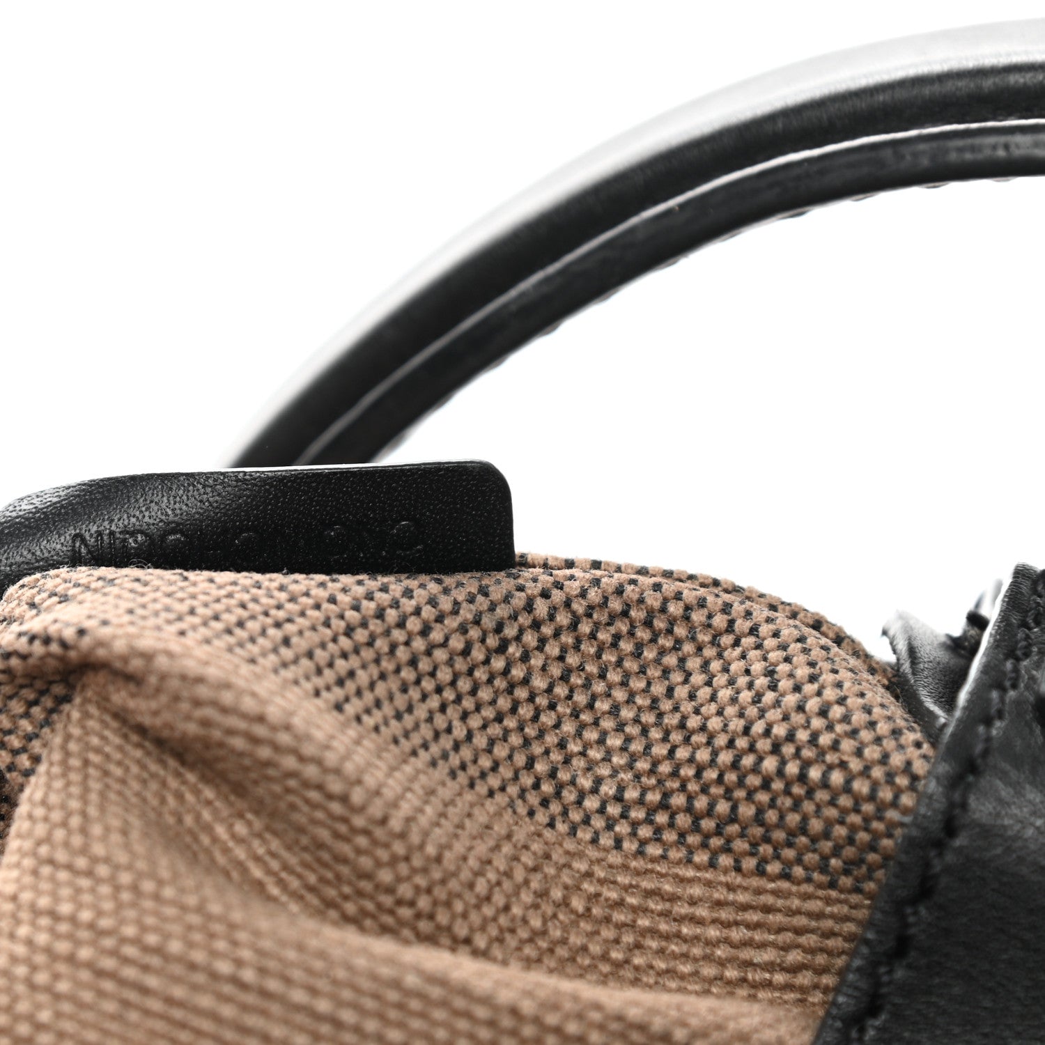 Burberry Canvas Mega Check Medium Ashby Hobo Saddle Black 9 of 19