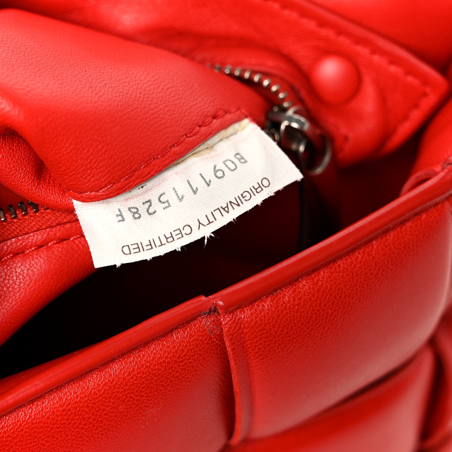 Bottega Veneta Lambskin Maxi Intreccio Padded Chain Cassette Crossbody Bag Nail Polish 8 of 11