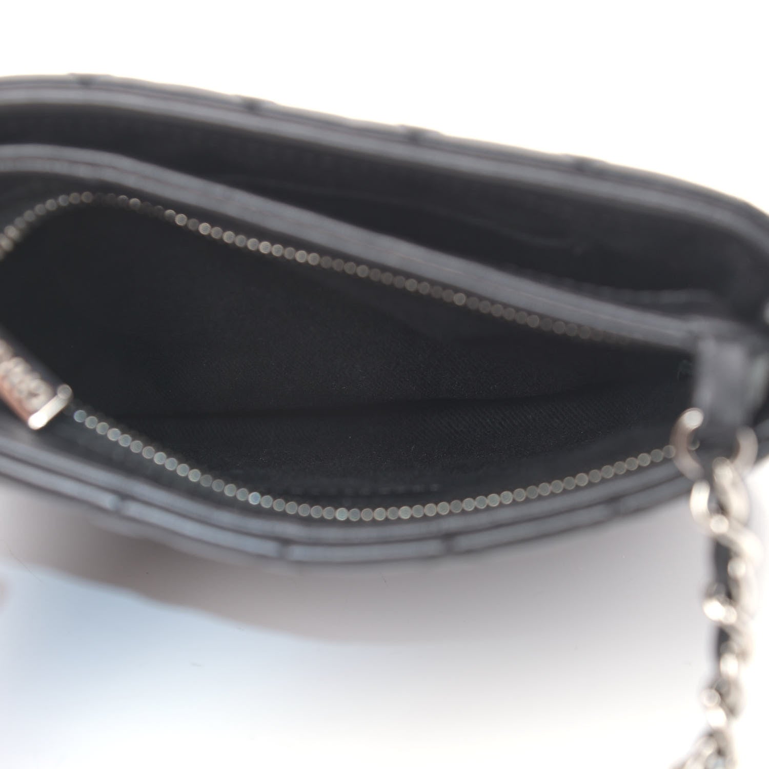 Chanel Aged Calfskin Quilted Crossbody Bag Black 6 of 13