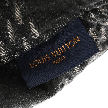Louis Vuitton x NIGO Monogram Giant Denim Giant Damier Wave Sun Hat Gray 8 of 9