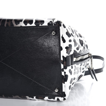 Marc Jacobs Coated Lambskin Leopard Print Antonia Tote Natural 9 of 10