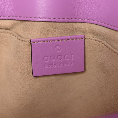 Gucci Calfskin Matelasse Mini GG Marmont Shoulder Bag Candy Mousse 6 of 12