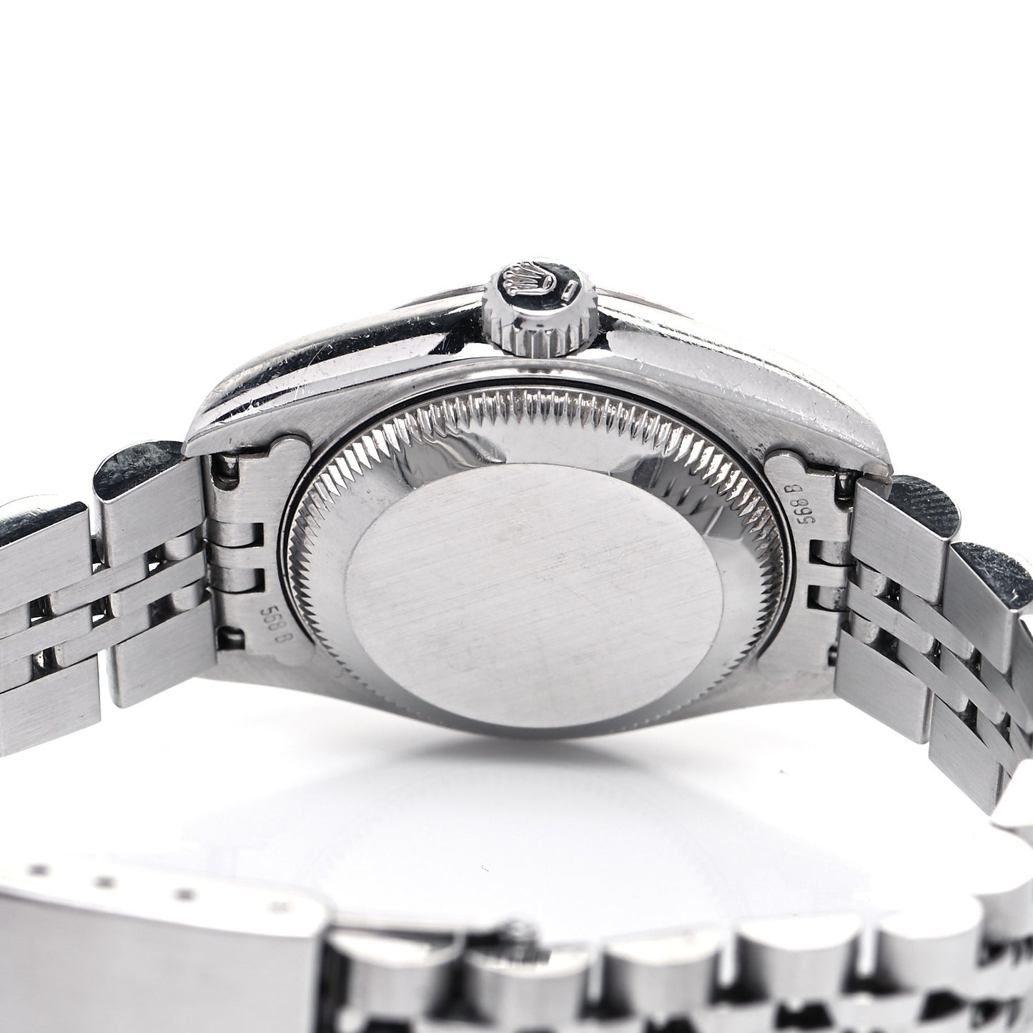 Stainless Steel 18K White Gold Diamond 26mm Oyster Perpetual Datejust Watch Silver 69174