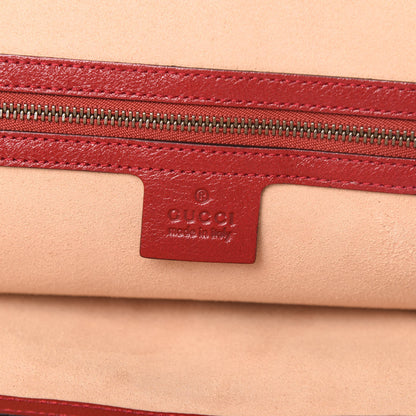 Gucci Calfskin Large Re(Belle) Top Handle Bag Red 6 of 11