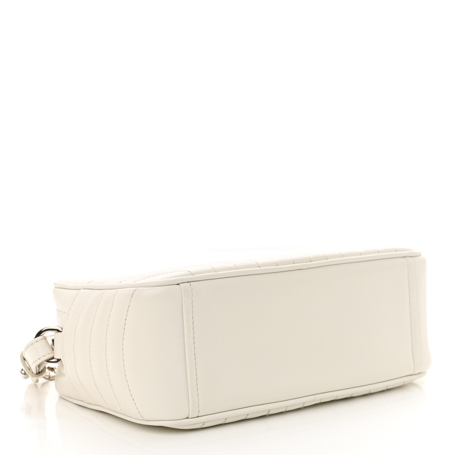 Prada Soft Calfskin Diagramme Crossbody Bag White 4 of 13